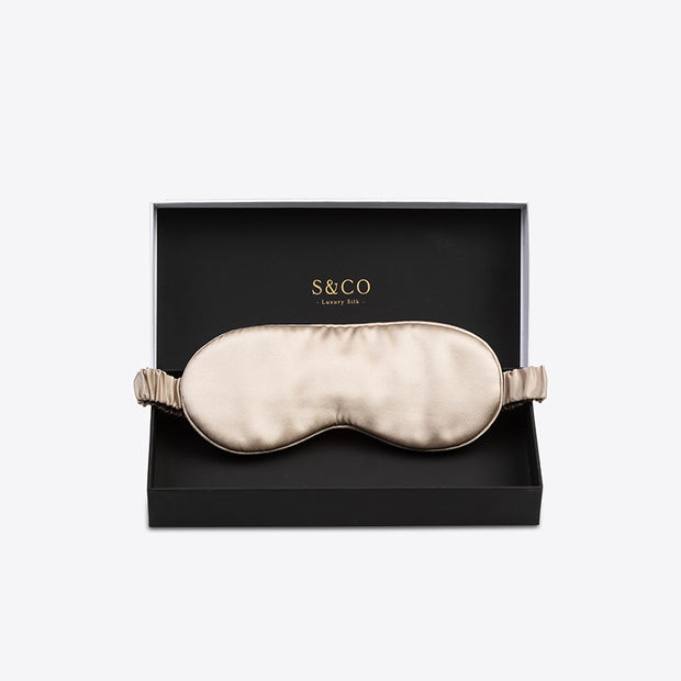 Silk Eye Mask - Gold